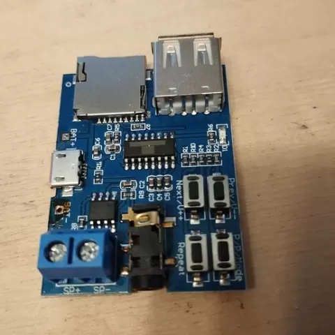 MP3 module PCB holder