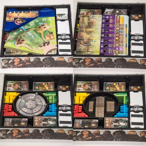 Viscounts of the West Kingdom Collector's Box + Gates of Gold + Keeper of Keys boardgame organizer by Albert Ng