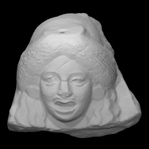 Theatre mask of a woman by Scan The World