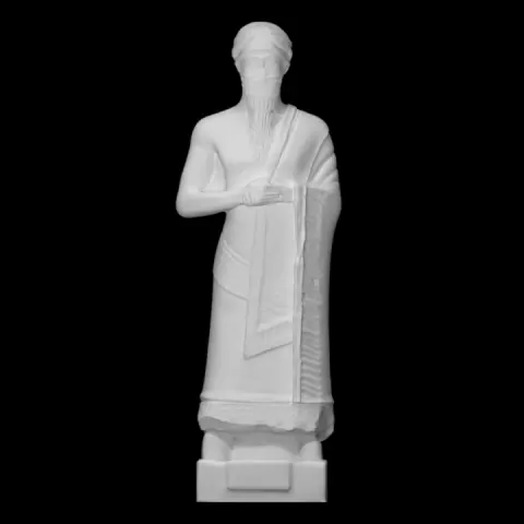 Statue of Puzur-Ishtar, governor of Mari by Scan The World