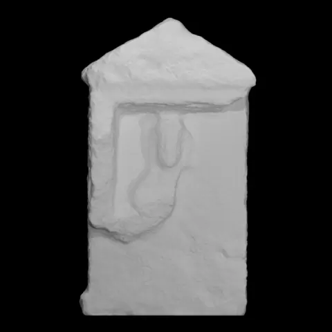 Votive stele dedicated to the mother goddess cybele by Scan The World
