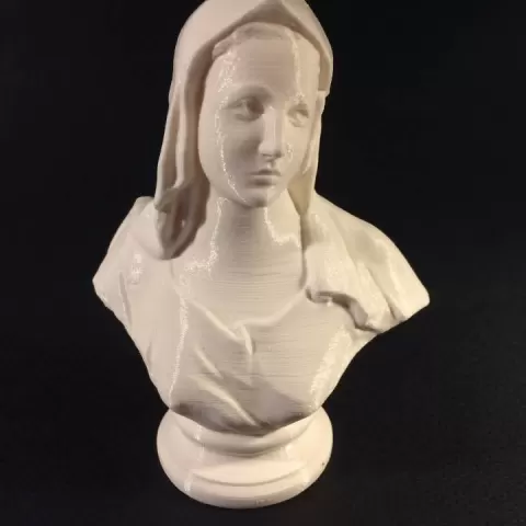 Bust from the choir stall of the Cathedral in Poz by Scan The World