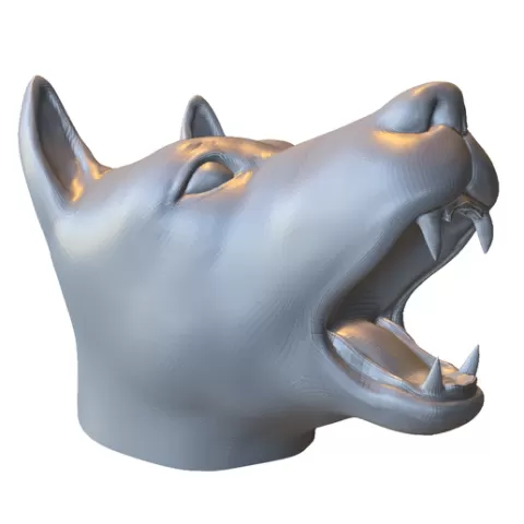 Wolf Head Sculpt