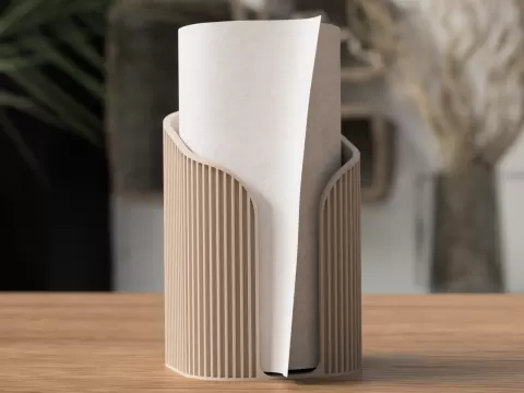 Paper Towel Holder / Stand Japandi