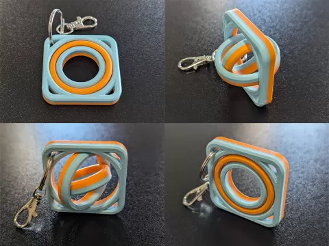 Square Gyro Fidget 4 Sizes