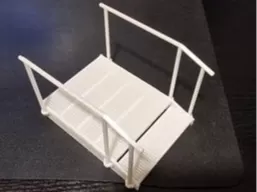 Treppe für Windkraftanlage und Deko