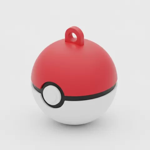 Pokeball keychain