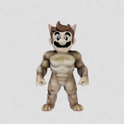 Super Mario cat version - 3D model