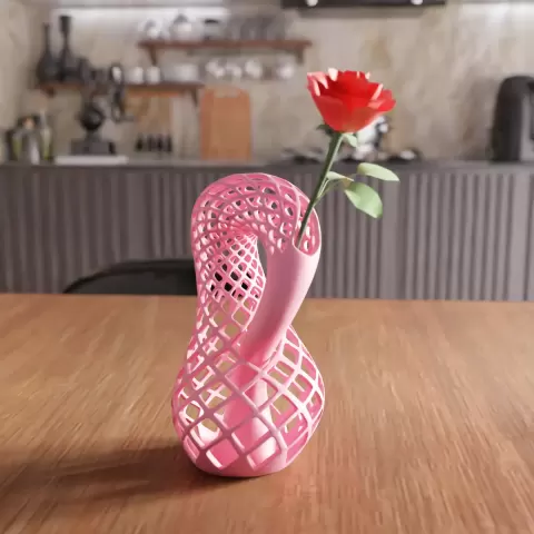 Klein Bottle Mesh Vase