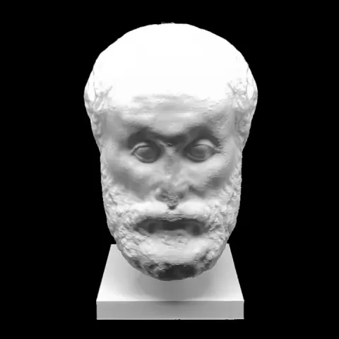 Marble Head of a Philosopher at The Metropolitan Museum of Art, New York by met