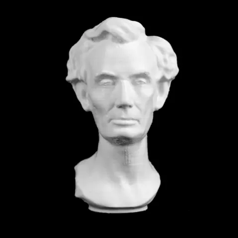 Head of Lincoln at The Réunion des Musées Nationaux, Paris by RMN
