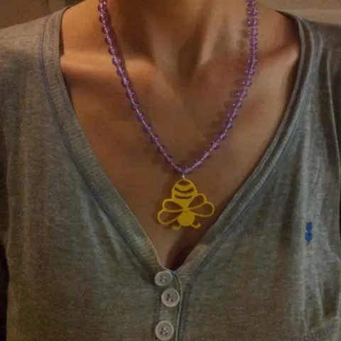 Bee Pendant and chain by Adithya