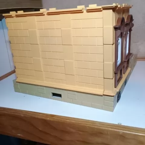 Playmobil 5300 and 5301 victorian dollhouse, puppenhaus, normal wand three wall-sized steck system
