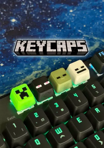 Minecraft Mob Keycaps – Hostile Mobs Collection (4 Designs | 3D Printable)