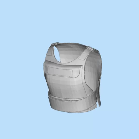347 HGF Individual Combat Armor 3D Digital Model
