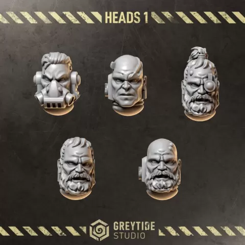 Heads 1 CA by GreyTide Studio