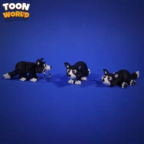 Mini Flexible Dog by ToonWorld3D