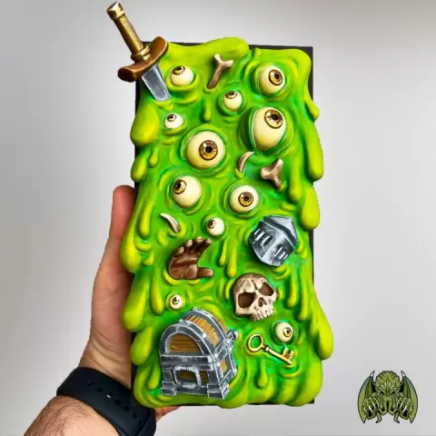 Slime Booknook [FDM/ Resin BOOK NOOK] by Booknook of Madness