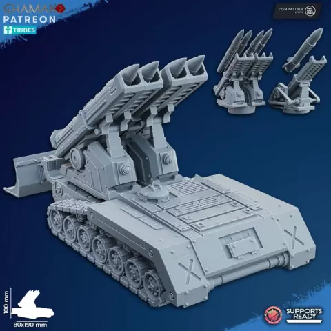 Self-propelled artillery by Ghamak