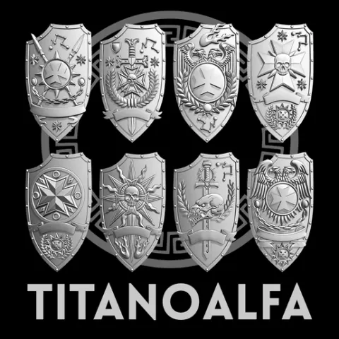 Templars shields x8
