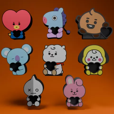 BT21 MEGA PACK - Complete BTS Figures Portrait Pack (45% OFF))