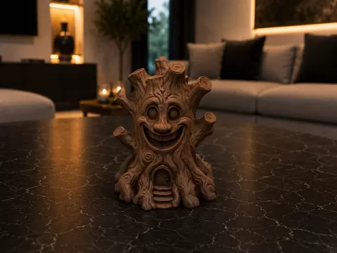 Baumhausgeist "Wurzelgrins" aus dem Zauberwald