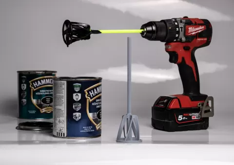 Drill paint mixer