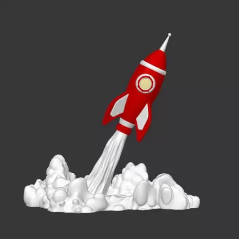 rocket 2 part display - Mr3DBeast