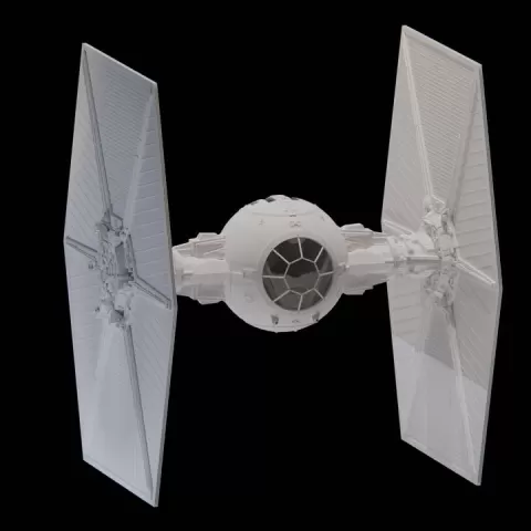 star wars tie wing by MACH