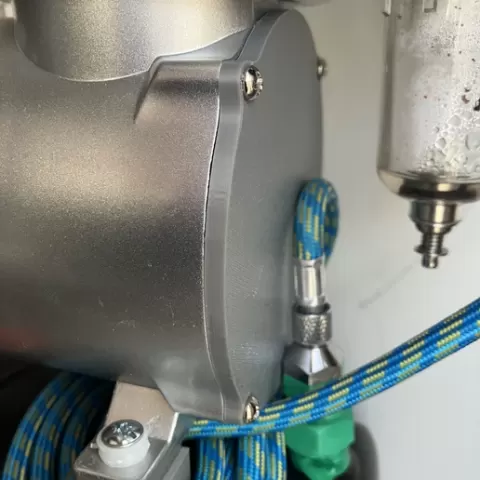 Aerograph compressor cover