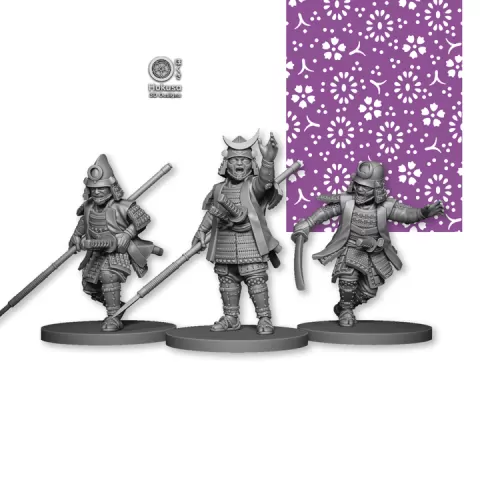 Samurai Infantry Command by Hokusa 3D Designs