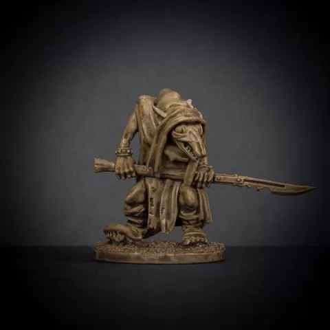 Ratman Spear 2 by Knucklebones Miniatures