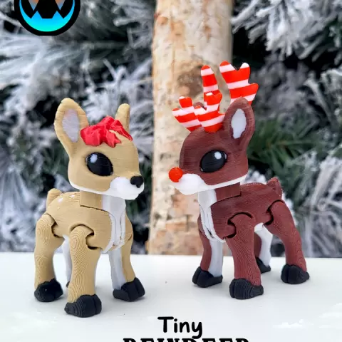 Tiny Reindeer by Cinderwing3D