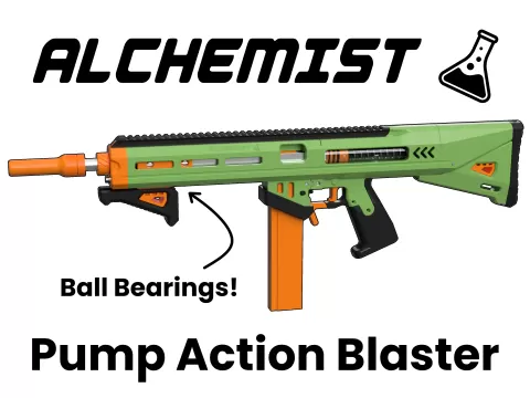 Alchemist - Pump Action Blaster (Nerf Homemade)