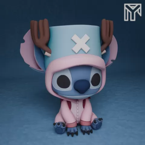 STITCH X CHOPPER - DISNEY & ONE PIECE