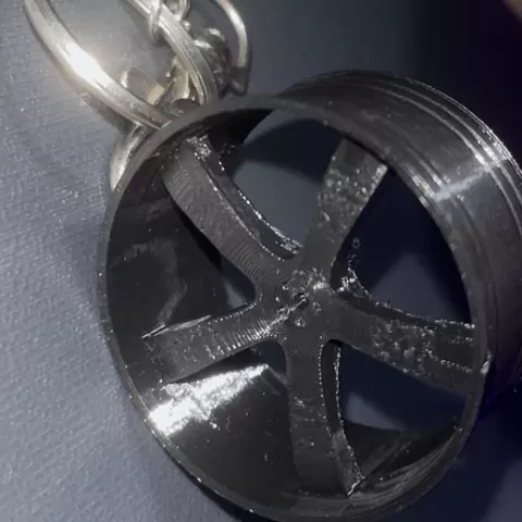 5 Spoke Keyring
