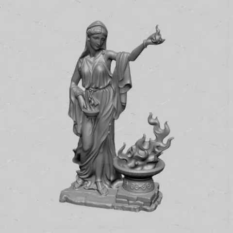 hestia goddess statue