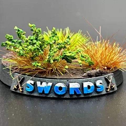 Sword Design Name Plate Builder by Tagmybase.com