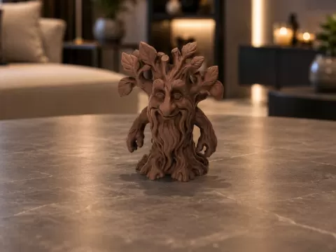 Blattkoenig "Waldur" mit weisem Wurzelbart