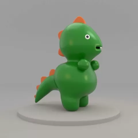Toy Dragon 3D Model - Rahul K B