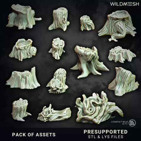 Assets - Tree trunks