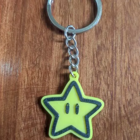 keychain/key ring star