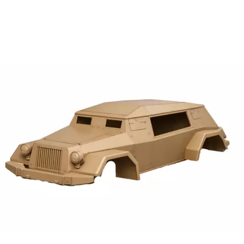 WWII German Sd.Kfz.247 Ausf.A armored carrier, hollow body for rc or model use