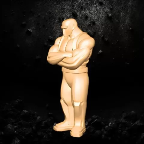 Authority figure statue