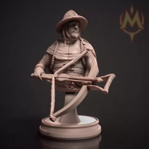 Crossbowman Bust by MagicLore Studios