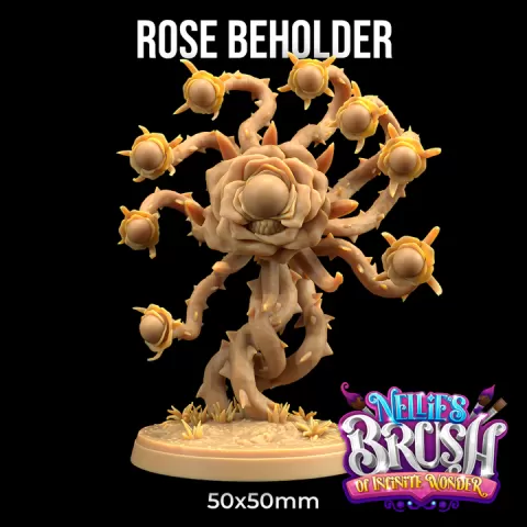 Rose Beholder | PRESUPPORTED | Nellie’s Brush of Infinite Wonder by The Dragon Trappers Lodge