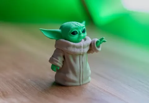 Colorized Grogu  (Baby Yoda)