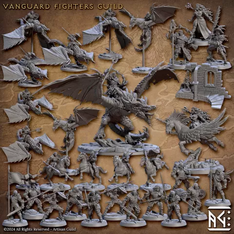 Vanguard Fighters Guild (Complete Set - 62) by Artisan Guild
