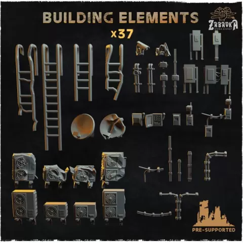 Building Elements - Basing Bits 2.0 by Zabavka Workshop