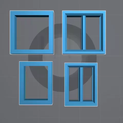 Window Frame - Rectangle and Square by Signe "DeeKay" Madsen